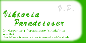 viktoria paradeisser business card